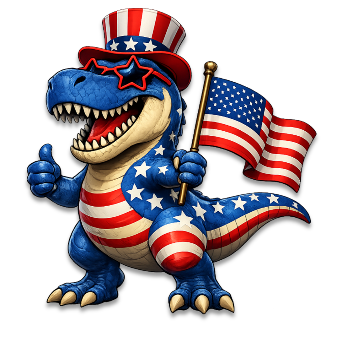 patriotic trex