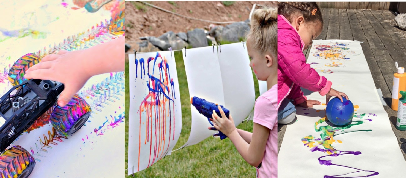 messy paint projects
