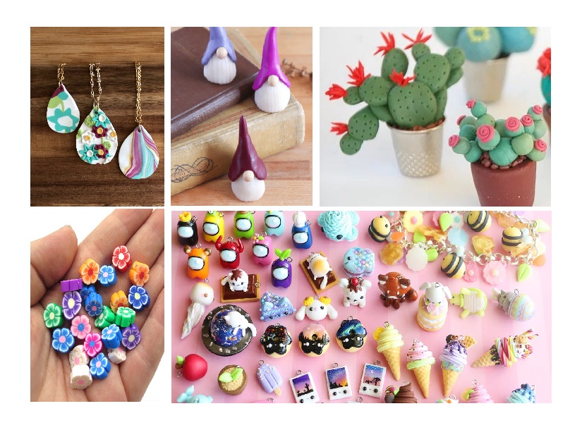 sculpey clay charms