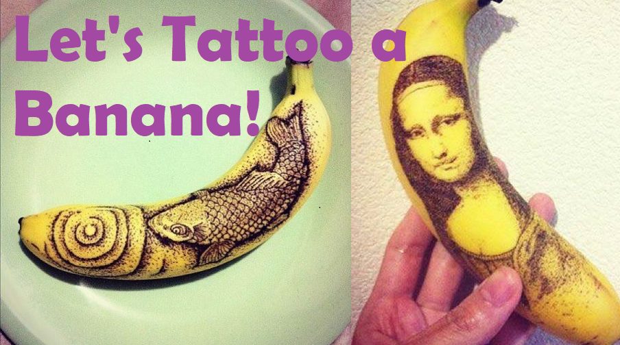 tattoo a banana