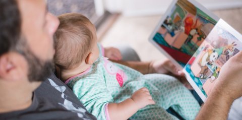 reading to baby